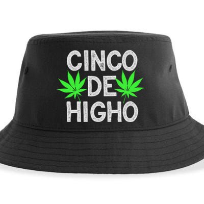 Cinco De Mayo Weed Funny Party 420 Gifts Sustainable Bucket Hat