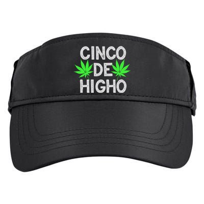 Cinco De Mayo Weed Funny Party 420 Gifts Adult Drive Performance Visor