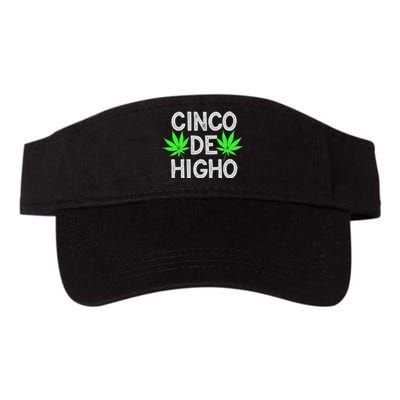 Cinco De Mayo Weed Funny Party 420 Gifts Valucap Bio-Washed Visor