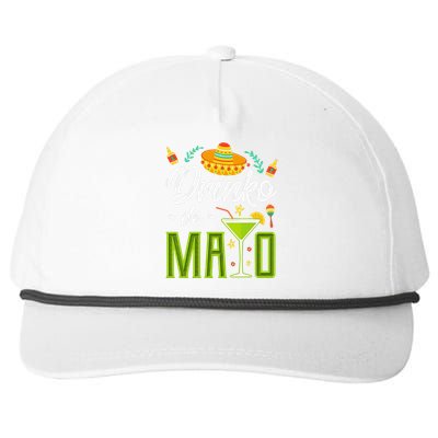 Cinco De Mayo Drinko De Mayo Fiesta Mexican Snapback Five-Panel Rope Hat