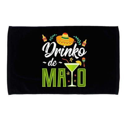 Cinco De Mayo Drinko De Mayo Fiesta Mexican Microfiber Hand Towel