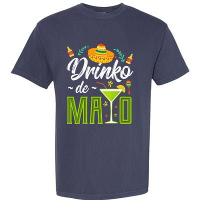 Cinco De Mayo Drinko De Mayo Fiesta Mexican Garment-Dyed Heavyweight T-Shirt