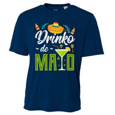 Cinco De Mayo Drinko De Mayo Fiesta Mexican Cooling Performance Crew T-Shirt