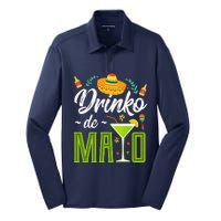 Cinco De Mayo Drinko De Mayo Fiesta Mexican Silk Touch Performance Long Sleeve Polo