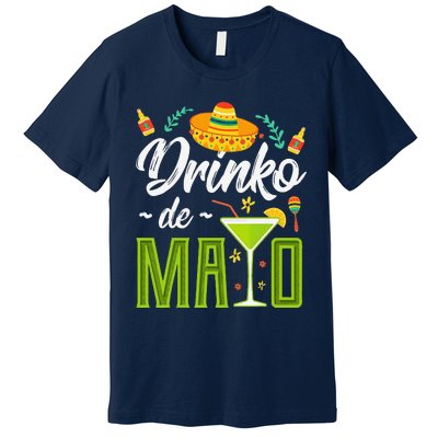 Cinco De Mayo Drinko De Mayo Fiesta Mexican Premium T-Shirt