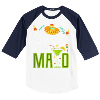 Cinco De Mayo Drinko De Mayo Fiesta Mexican Baseball Sleeve Shirt