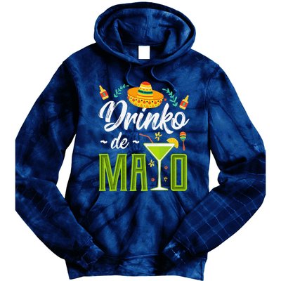 Cinco De Mayo Drinko De Mayo Fiesta Mexican Tie Dye Hoodie