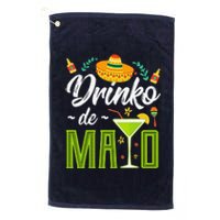 Cinco De Mayo Drinko De Mayo Fiesta Mexican Platinum Collection Golf Towel