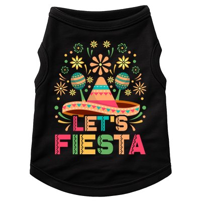 Cinco De Mayo Let's Fiesta Doggie Tank