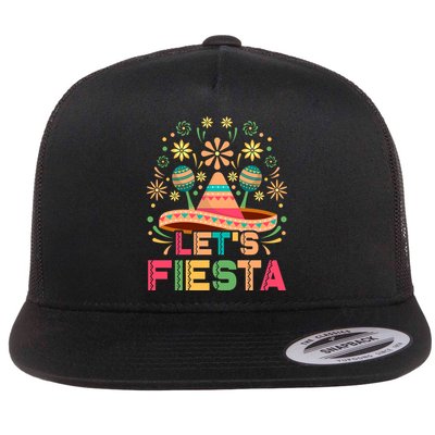 Cinco De Mayo Let's Fiesta Flatbill Hat
