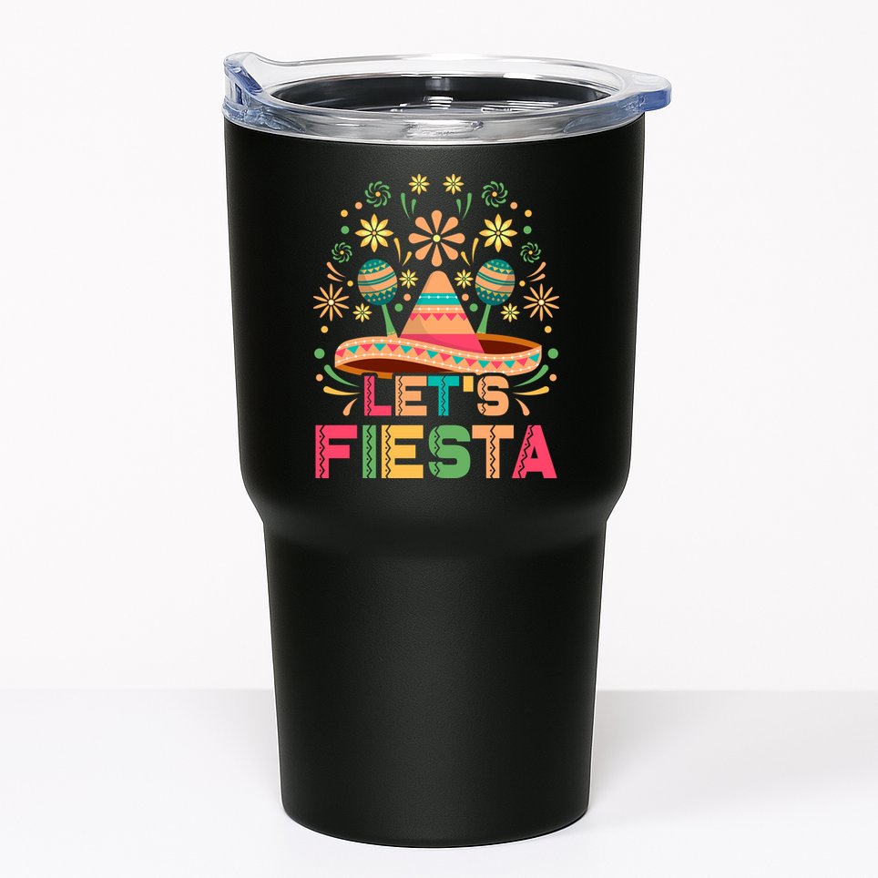 Cinco De Mayo Let's Fiesta Tumbler