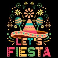 Cinco De Mayo Let's Fiesta Womens Tank Top