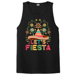 Cinco De Mayo Let's Fiesta PosiCharge Competitor Tank