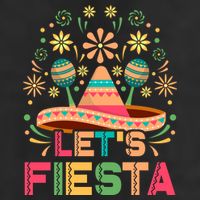 Cinco De Mayo Let's Fiesta Golf Towel