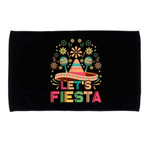 Cinco De Mayo Let's Fiesta Microfiber Hand Towel