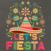 Cinco De Mayo Let's Fiesta Cotton Canvas Backpack