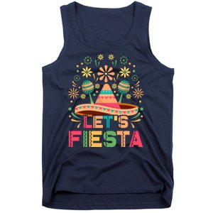 Cinco De Mayo Let's Fiesta Tank Top