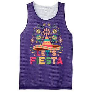 Cinco De Mayo Let's Fiesta Mesh Reversible Basketball Jersey Tank