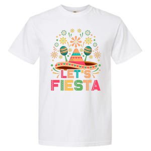 Cinco De Mayo Let's Fiesta Garment-Dyed Heavyweight T-Shirt