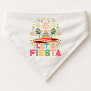 Cinco De Mayo Let's Fiesta USA-Made Doggie Bandana