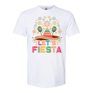 Cinco De Mayo Let's Fiesta Softstyle CVC T-Shirt