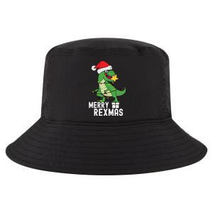 Christmas Dinosaur Merry Rexmas Tree Rex Christmas Gift Cool Comfort Performance Bucket Hat