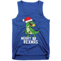 Christmas Dinosaur Merry Rexmas Tree Rex Christmas Gift Tank Top