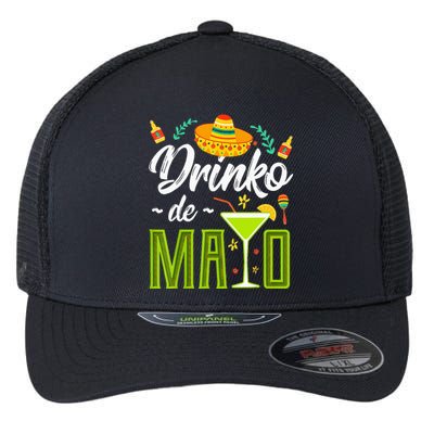 Cinco De Mayo Drinko De Mayo Fiesta Mexican Flexfit Unipanel Trucker Cap