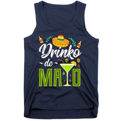 Cinco De Mayo Drinko De Mayo Fiesta Mexican Tank Top