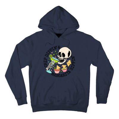 Chippin Dippin Margarita Sippin Skull Tall Hoodie