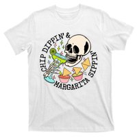 Chippin Dippin Margarita Sippin Skull T-Shirt