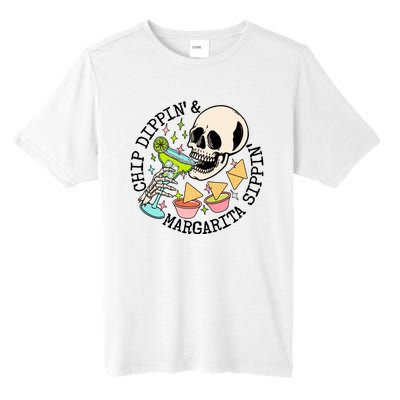 Chippin Dippin Margarita Sippin Skull Tall Fusion ChromaSoft Performance T-Shirt