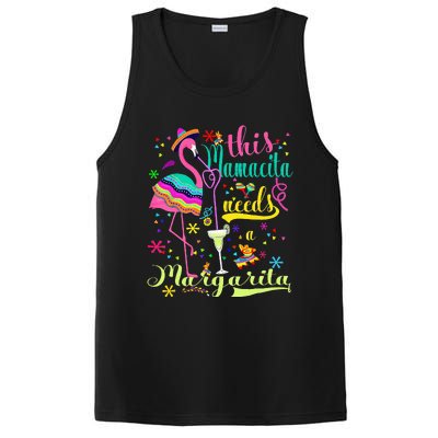 Cinco De Mayo Pink Flamingo PosiCharge Competitor Tank