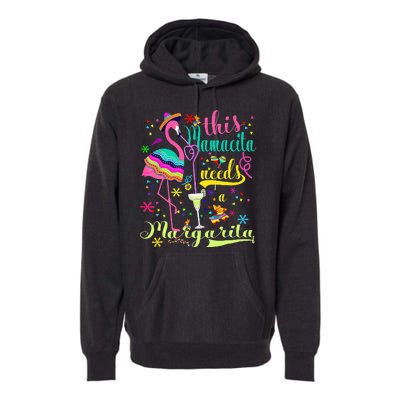 Cinco De Mayo Pink Flamingo Premium Hoodie