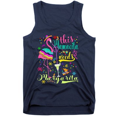 Cinco De Mayo Pink Flamingo Tank Top