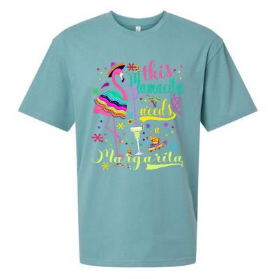 Cinco De Mayo Pink Flamingo Sueded Cloud Jersey T-Shirt