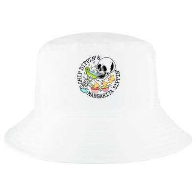 Chippin Dippin Margarita Sippin Skull Cool Comfort Performance Bucket Hat