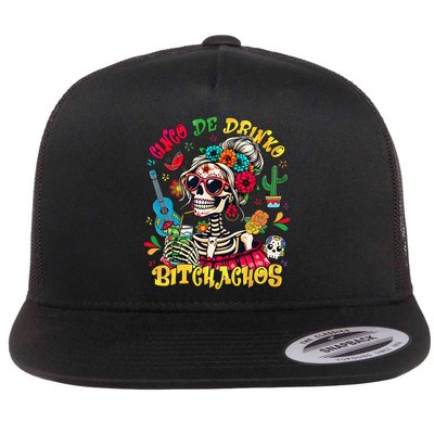 Cinco De Mayo Funny Mexican Party Cinco De Drinko Flat Bill Trucker Hat