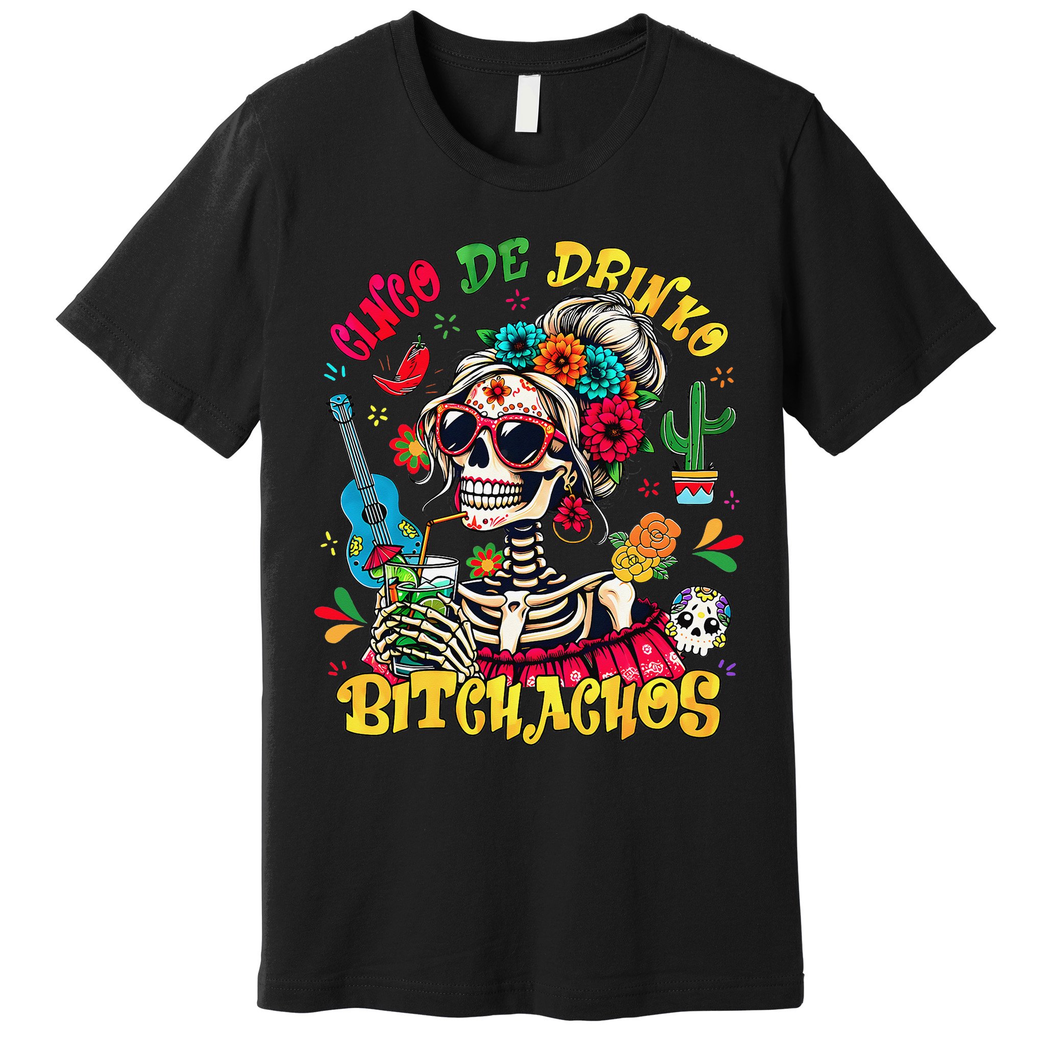 Cinco De Mayo Funny Mexican Party Cinco De Drinko Premium T-Shirt