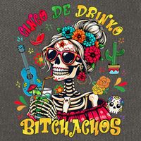 Cinco De Mayo Funny Mexican Party Cinco De Drinko Cotton Canvas Backpack