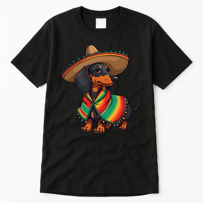 Cinco De Mayo S For Dog Lover Funny Mexican Hat Dog Tall T-Shirt