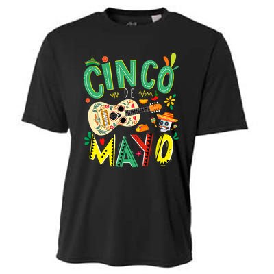 Cinco De Mayo Lets Fiesta Squad 5 De Mayo Mexican Fiesta Cooling Performance Crew T-Shirt