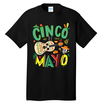 Cinco De Mayo Lets Fiesta Squad 5 De Mayo Mexican Fiesta Tall T-Shirt