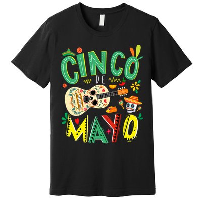 Cinco De Mayo Lets Fiesta Squad 5 De Mayo Mexican Fiesta Premium T-Shirt