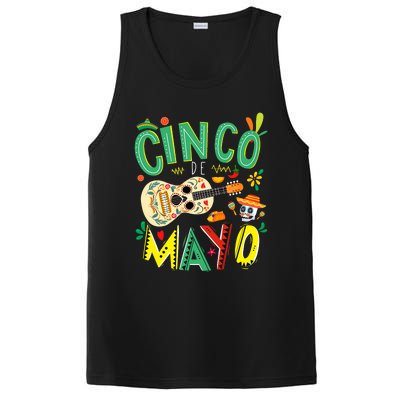 Cinco De Mayo Lets Fiesta Squad 5 De Mayo Mexican Fiesta PosiCharge Competitor Tank