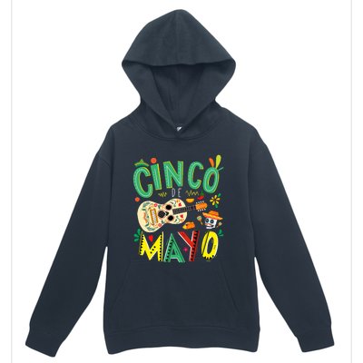 Cinco De Mayo Lets Fiesta Squad 5 De Mayo Mexican Fiesta Urban Pullover Hoodie