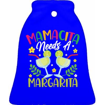 Cinco De Mayo Nacho Average Mamacita Margarita Gift Ceramic Bell Ornament