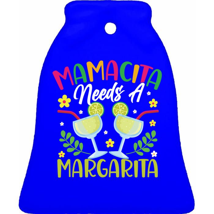 Cinco De Mayo Nacho Average Mamacita Margarita Gift Ceramic Bell Ornament