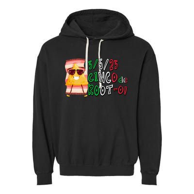 Cinco De Mayo Funny Math Nerds 5525 Cinco De Root-o Garment-Dyed Fleece Hoodie