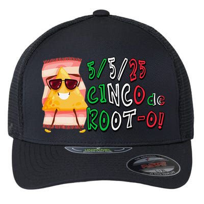 Cinco De Mayo Funny Math Nerds 5525 Cinco De Root-o Flexfit Unipanel Trucker Cap